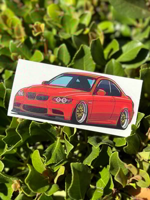 Image of KUWTB Kustoms E92 Decal Sticker