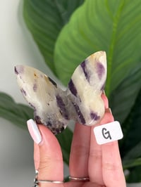 Image 7 of 3D FLUORITE X CALCITE BUTTERFLY