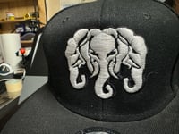 Image 2 of 3 headed elephant SnapBack