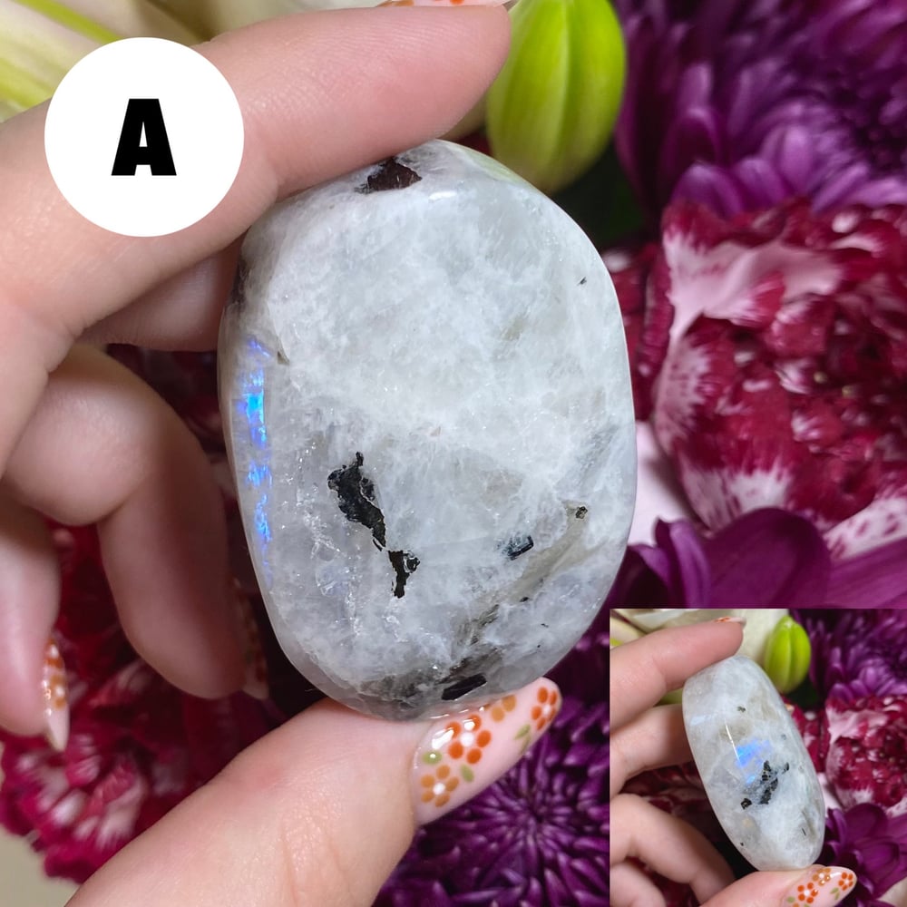 Image of Rainbow Moonstone Palmstone