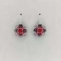 Image 2 of Helm Moebius Flower Earrings