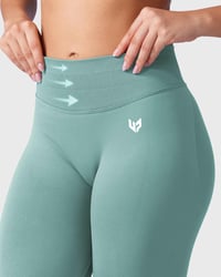 Image 5 of Sculpt Leggings- Green