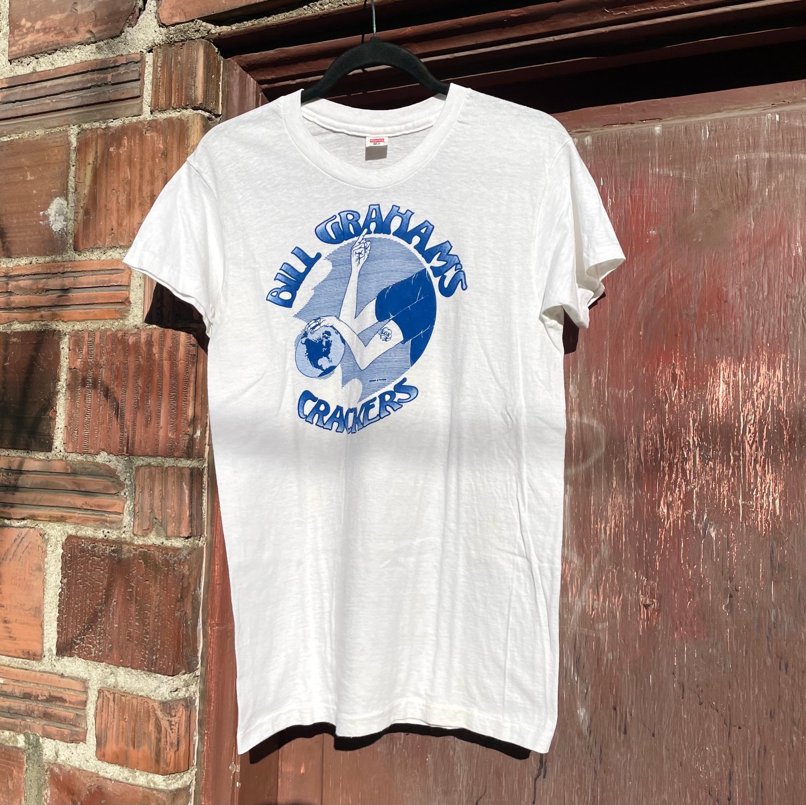 1970s Bill Graham's Crackers Shirt Size Medium