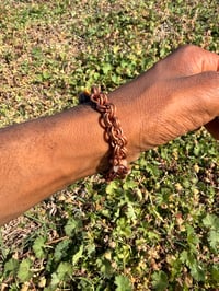 Image 2 of TIGERS EYE 2-ON-2 PANEL BRACELET