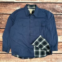 Image 1 of Vintage LL Bean Flannel Lined Button Up Shirt #3