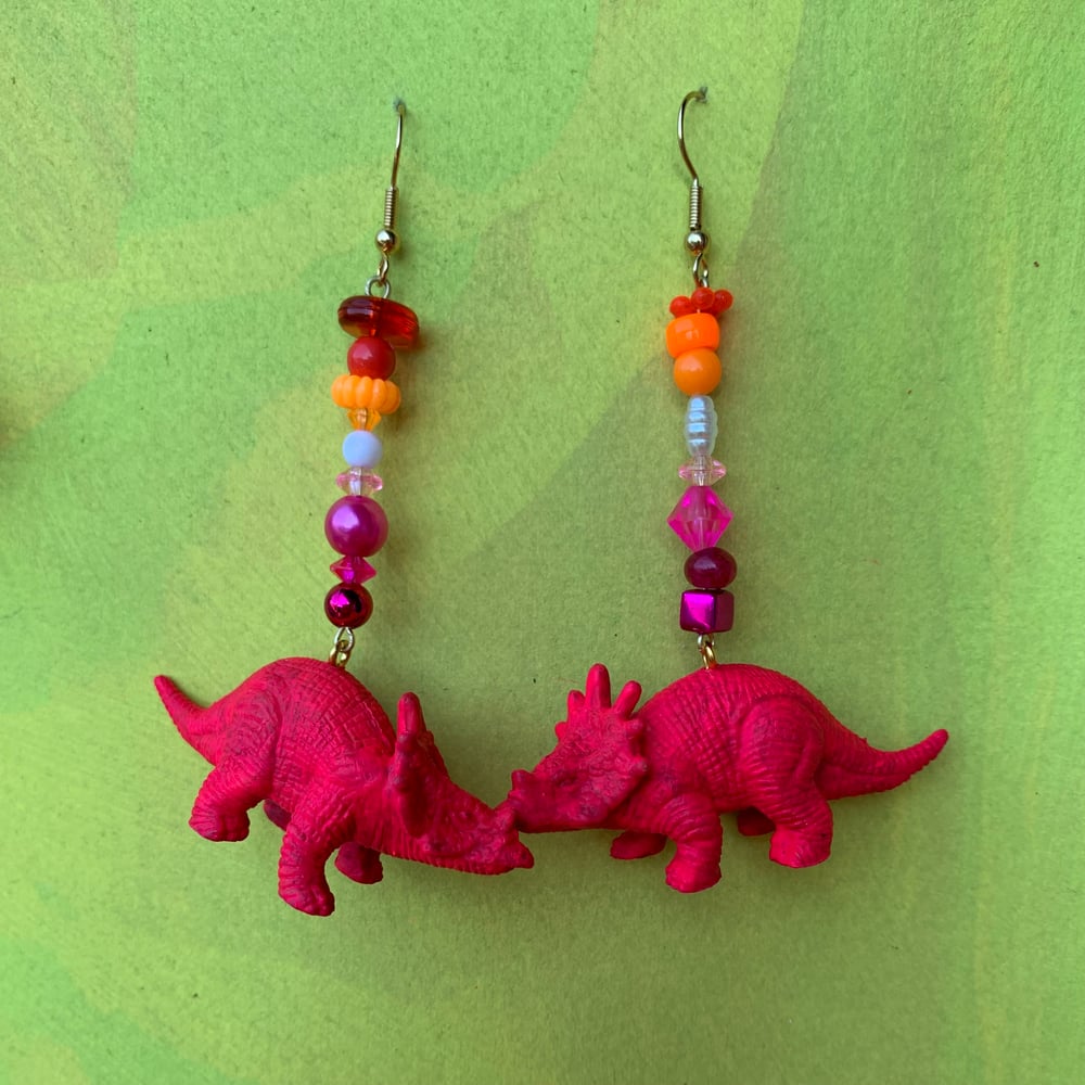 Triceratops ‘n’ Tricerabottoms Earrings 