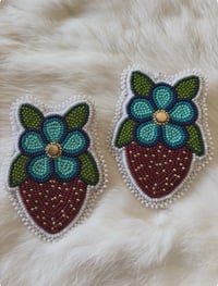 Image 1 of Strawberry Earrings 🍓