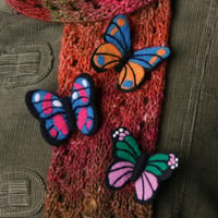 Image 1 of NEEDLE FELTING KIT BUTTERFLIES (NFBF)