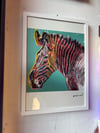 A. Warhol litographie “Zebras”