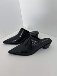 Image 2 of Black mules // 41
