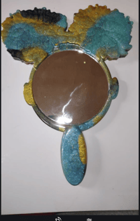 Image 2 of  Afro Puff Girl Wall/ Hand Mirror 