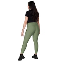 Image 4 of Army Fatigue Leggings with pockets