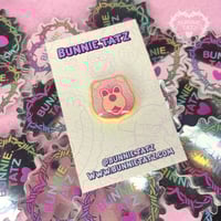 Image 2 of Billy Bear Ham Glitter Pin 
