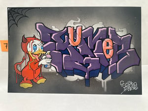 Image of Huey Helloween Vandal Print ***Embellished** 11 x 17