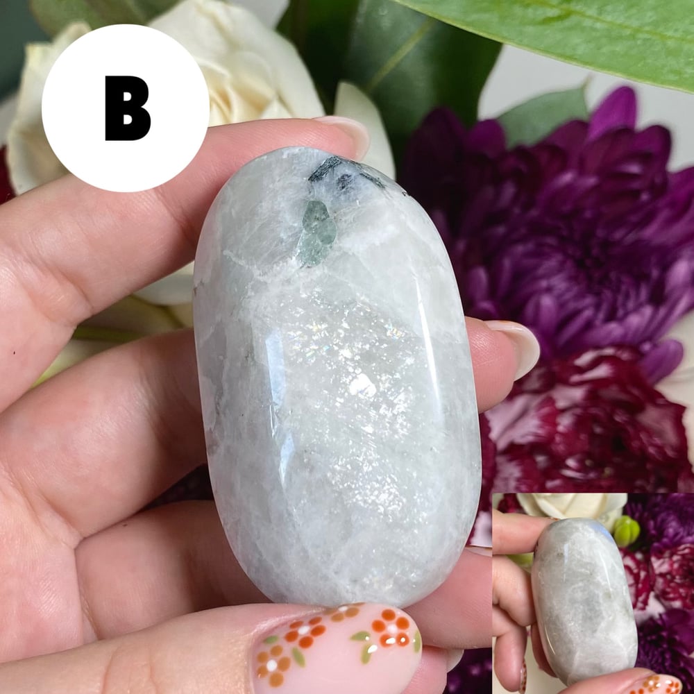 Image of Rainbow Moonstone Palmstone