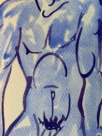 Image 2 of Watercolour ~ Blue Boys XXII