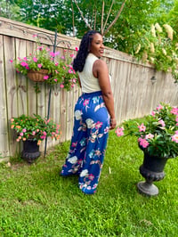 Image 4 of Floral Printed Palazzo Pants