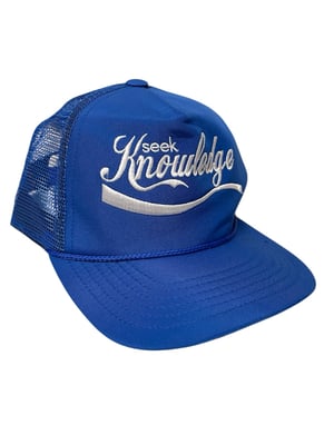 Image of The “Seek Knowledge” Trucker (Royal)
