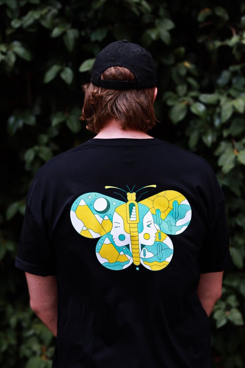 Image of Carrington “Butterfly” Black T-Shirt