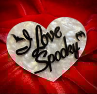 Image 1 of I Love Spooky Acrylic Brooch