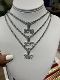 Birth Year Icy Necklace 