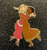 Image 2 of Tiana and Lottie friendship Set fantasy enamel pin SECONDS