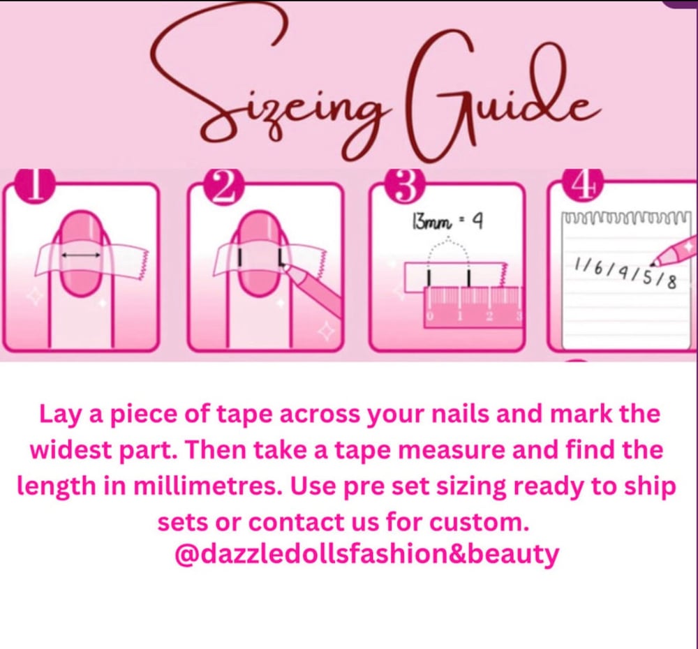 Image of Barbie set, medium length, coffin shaped