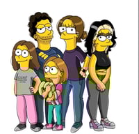 Simpsons family portrait