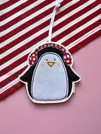 Image 2 of Earmuff  Penguin decoration