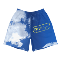 Image 1 of Sky's Limitless Men's Athletic Shorts . Believe = Achieve