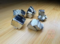 Image 2 of Cubed Pyrite Copper Necklace