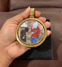 Image 3 of Double sided-Large Photo pendant