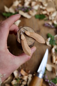 Image 7 of Maple/Sycamore Seed ~ Earrings 