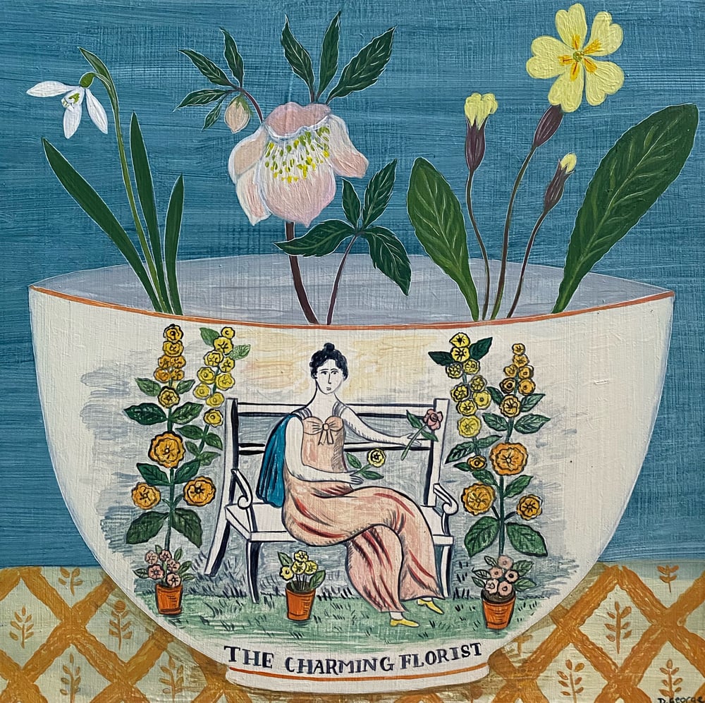 Image of Charming Florist Print 