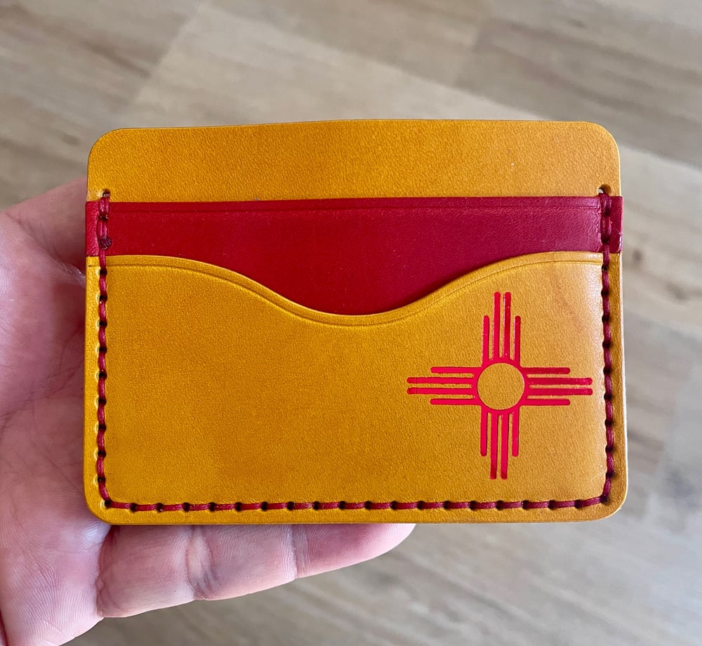 Image of Wedge Wallet - NM Flag