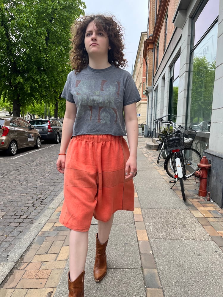 Image of Oversize shorts orange (xs-xxl)