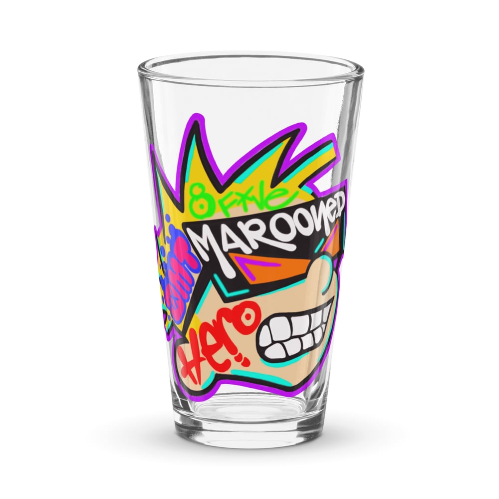 Hero Shaker pint glass