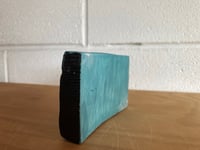 Image 4 of Beat Up Mixtape Ceramic Sculpture Black & Teal