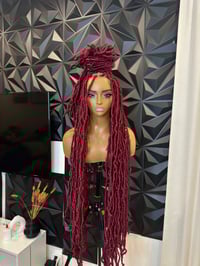 Image 3 of Sasha,  Braided Soft Locs Glueless Wig