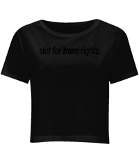 Image 2 of slut for trans rights - baby tee