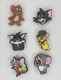 Tom and Jerry shoe charms