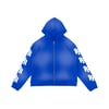 RTTO "Wavy" 4 Logo Zip Up in Royal Blue