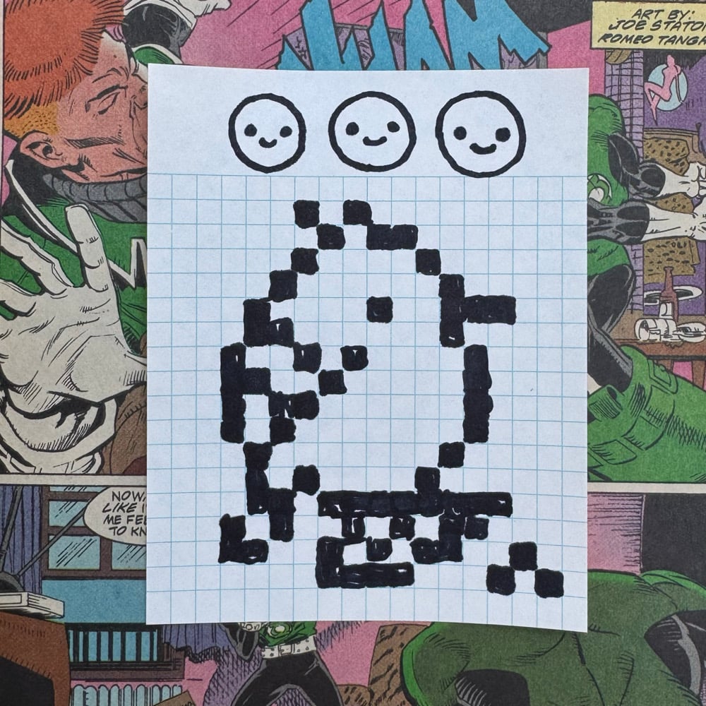 Image of Fat Bird Sharpie Sketch #86
