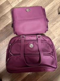 Image 1 of 2 piece travel bag