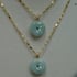 cz bail jade donut necklace Image 2