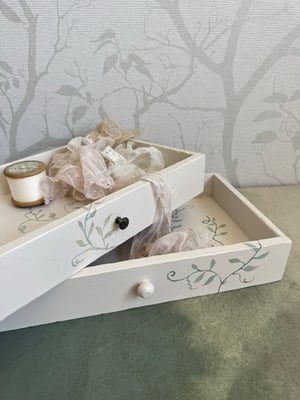 Image of Botanical painted drawer #2