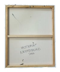 Image 3 of “HOT NEON” ORIGINAL PAINTING BY NIKITA ROSALIND 24”x30”