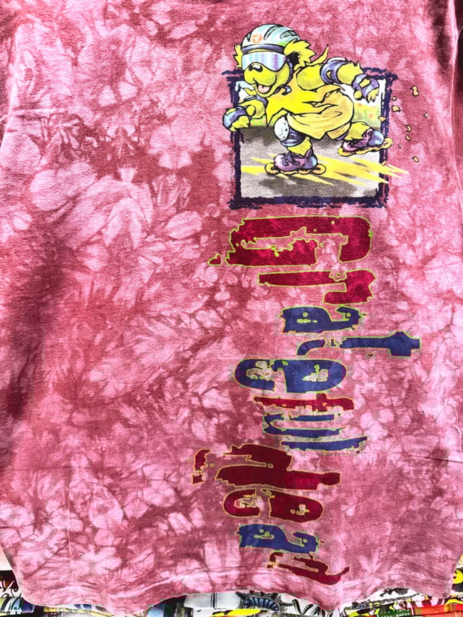 Grateful Dead 1995 Brokedown Palace Rollerblading Bear T-Shirt - Size L