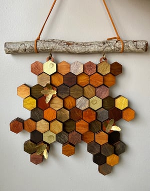 Image of Wooden Honeycomb B