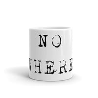 NO WHERE Mornings White glossy mug